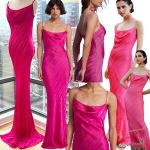 🆕 RAT & BOA 🧿 NWOT Cerise Maxi Dress, Pink, Sz L - US 8